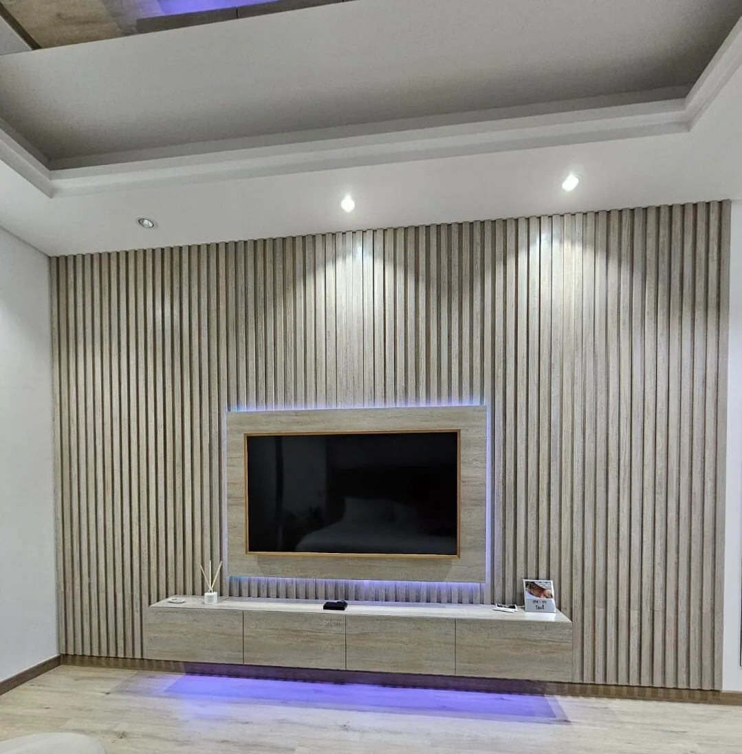 Statement lighting and lounge styling — Dubai interior project